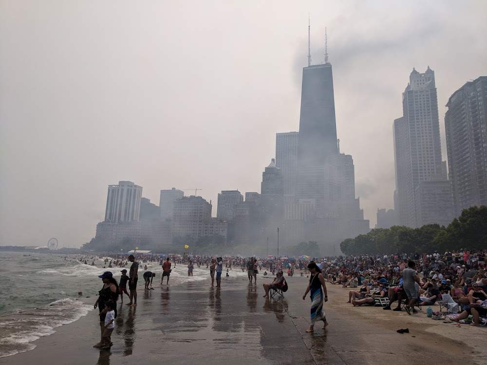 North Avenue Beach, Lake Michigan